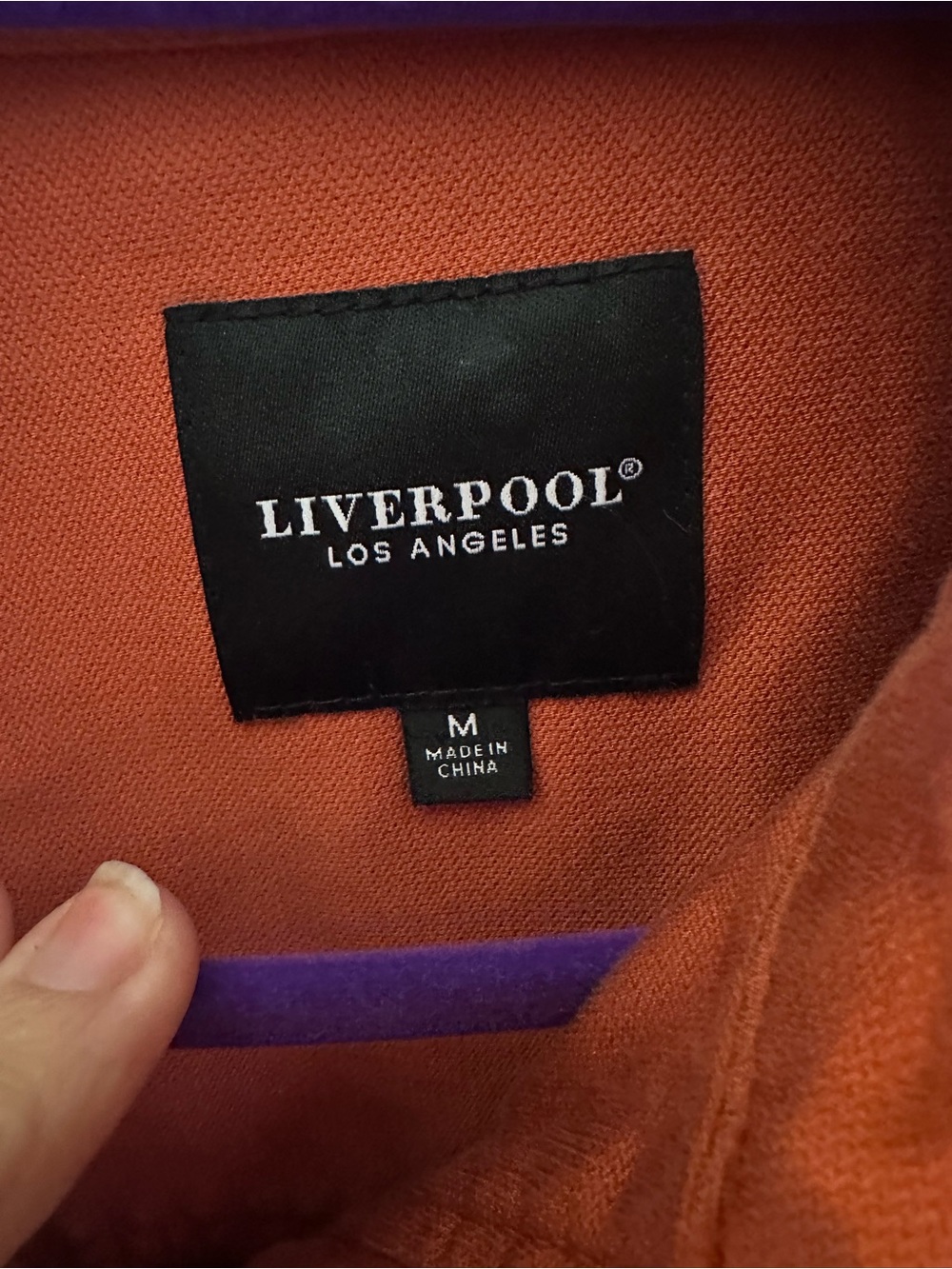 Liverpool Rust Orange Clinch Jacket - Picture 3 of 7